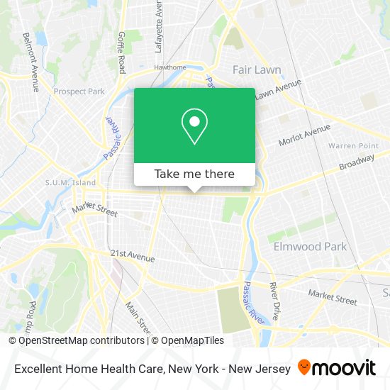 Mapa de Excellent Home Health Care