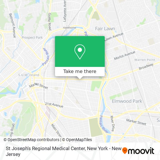 St Joseph's Regional Medical Center map