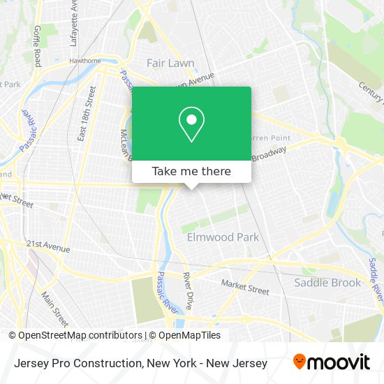 Mapa de Jersey Pro Construction