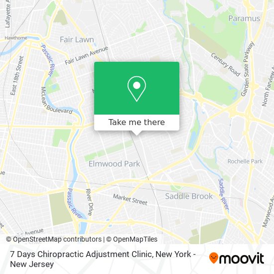 7 Days Chiropractic Adjustment Clinic map