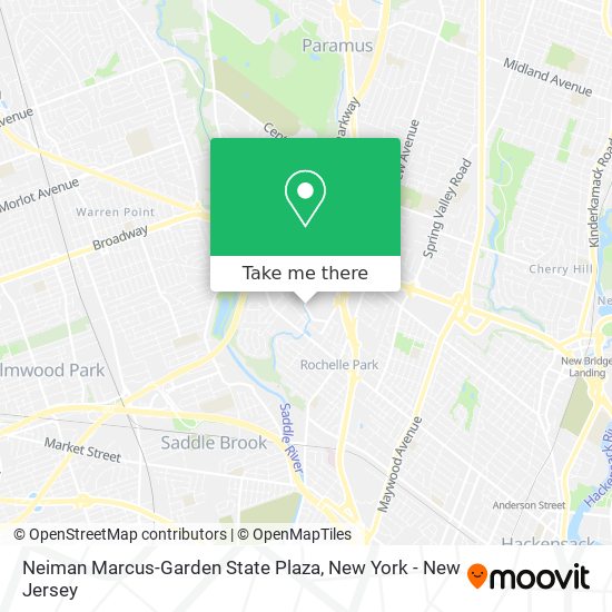 Mapa de Neiman Marcus-Garden State Plaza