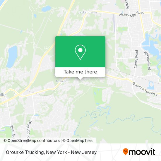 Mapa de Orourke Trucking