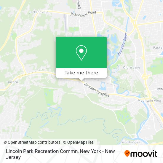 Mapa de Lincoln Park Recreation Commn