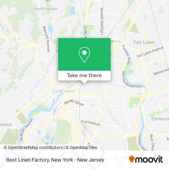 Mapa de Best Linen Factory