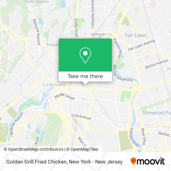 Mapa de Golden Grill Fried Chicken