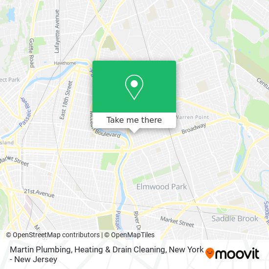 Mapa de Martin Plumbing, Heating & Drain Cleaning