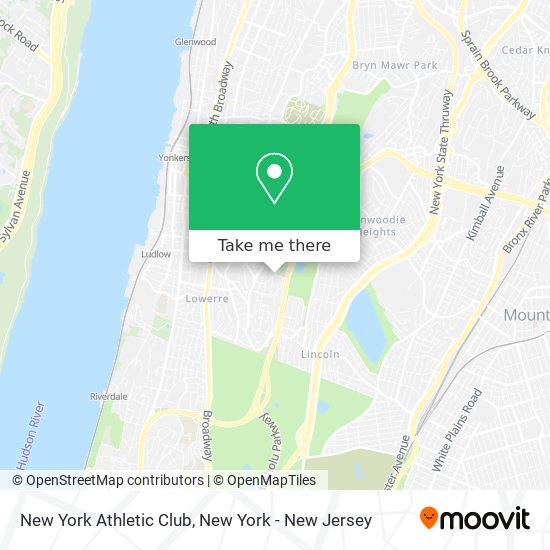 Mapa de New York Athletic Club