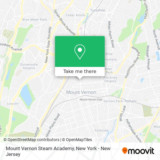Mapa de Mount Vernon Steam Academy