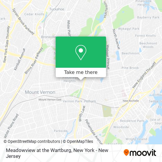 Mapa de Meadowview at the Wartburg