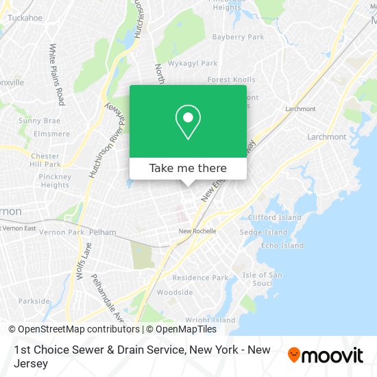 1st Choice Sewer & Drain Service map