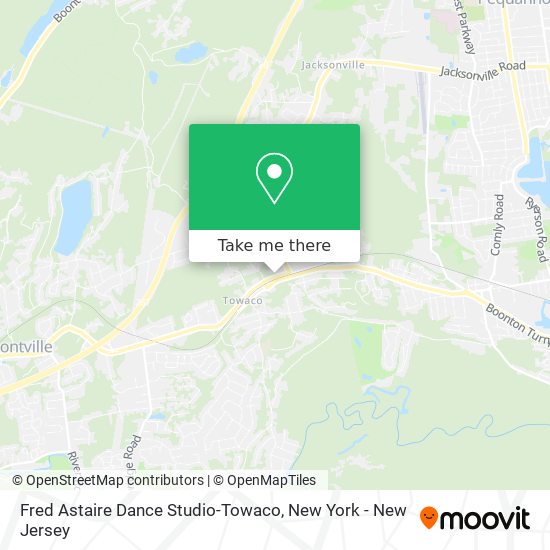 Mapa de Fred Astaire Dance Studio-Towaco