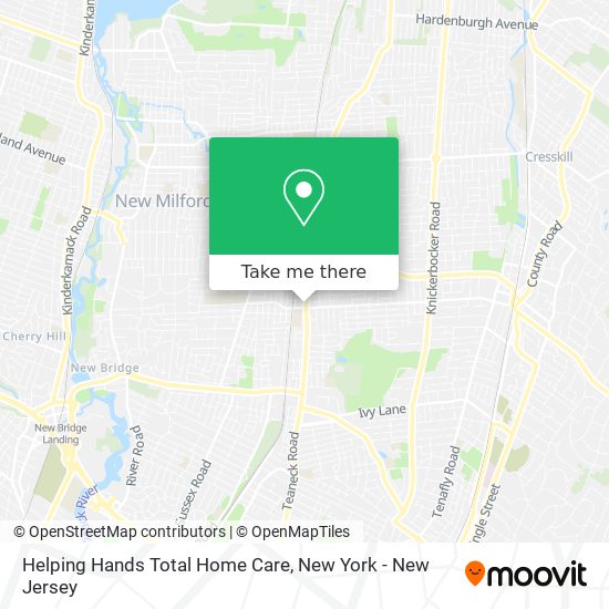 Helping Hands Total Home Care map