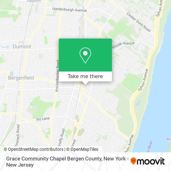 Mapa de Grace Community Chapel Bergen County