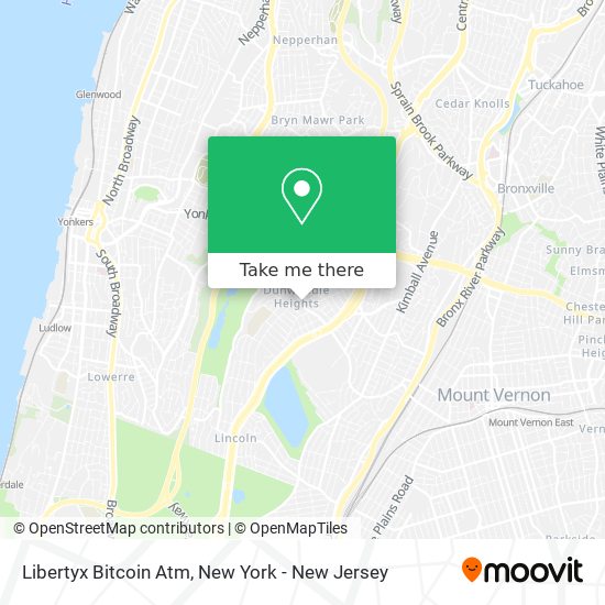 Mapa de Libertyx Bitcoin Atm