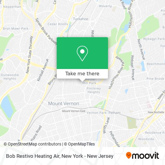 Bob Restivo Heating Air map