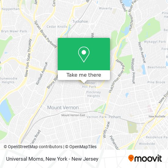 Universal Moms map