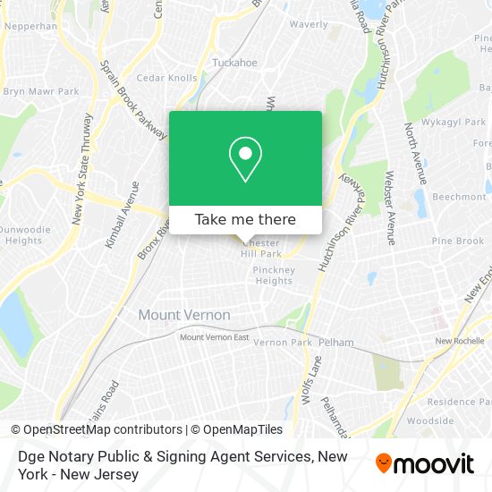 Dge Notary Public & Signing Agent Services map