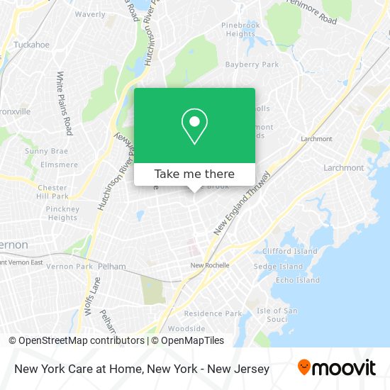 New York Care at Home map