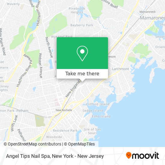 Angel Tips Nail Spa map