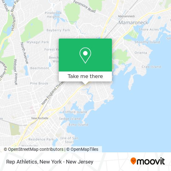 Rep Athletics map