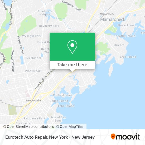 Mapa de Eurotech Auto Repair