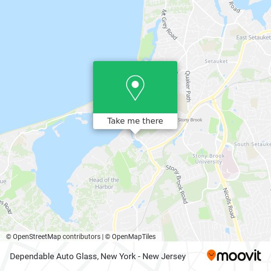 Mapa de Dependable Auto Glass