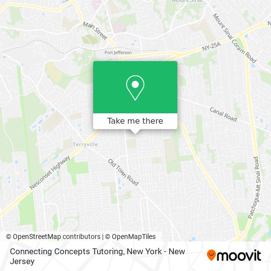 Connecting Concepts Tutoring map