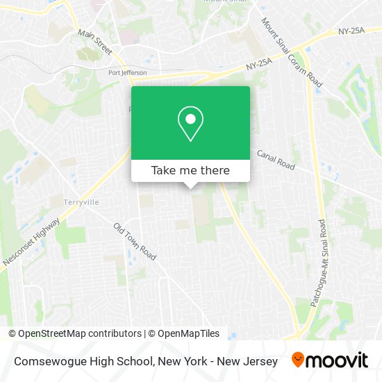 Mapa de Comsewogue High School