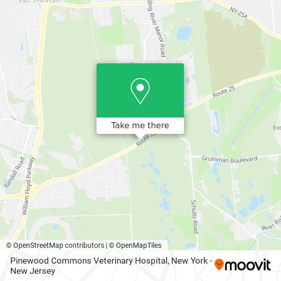 Pinewood Commons Veterinary Hospital map