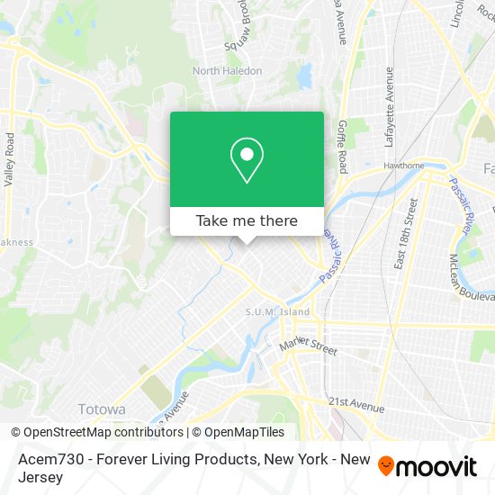 Mapa de Acem730 - Forever Living Products