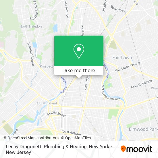 Lenny Dragonetti Plumbing & Heating map