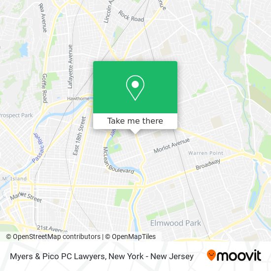 Mapa de Myers & Pico PC Lawyers