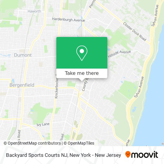 Backyard Sports Courts NJ map