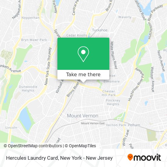 Hercules Laundry Card map