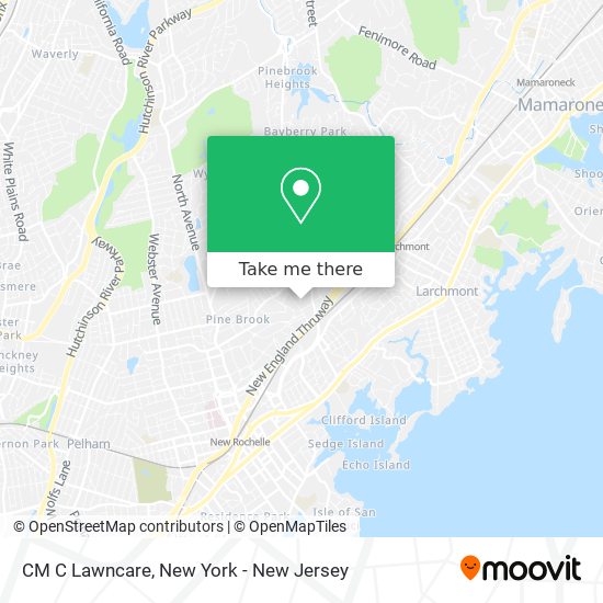 CM C Lawncare map