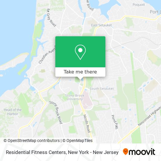 Residential Fitness Centers map