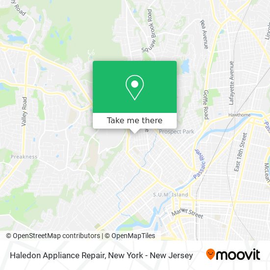 Haledon Appliance Repair map