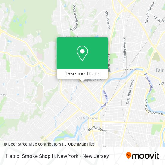 Mapa de Habibi Smoke Shop II