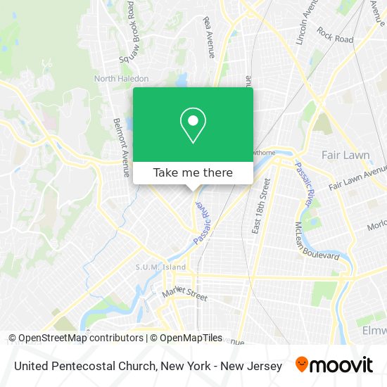 Mapa de United Pentecostal Church