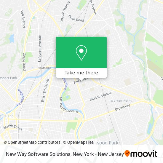 Mapa de New Way Software Solutions