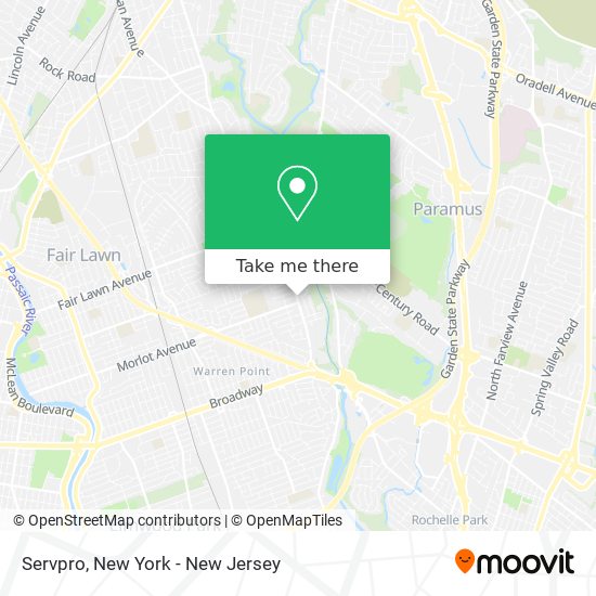 Servpro map