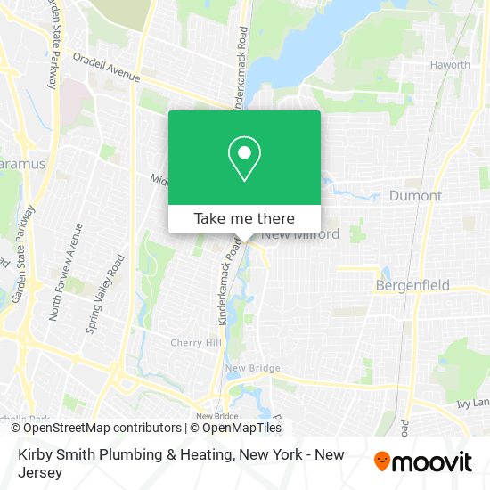 Kirby Smith Plumbing & Heating map