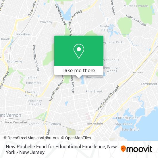 New Rochelle Fund for Educational Excellence map