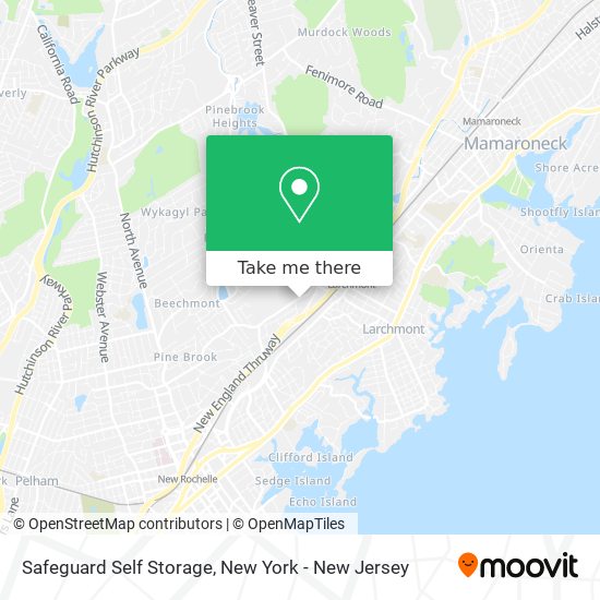 Safeguard Self Storage map