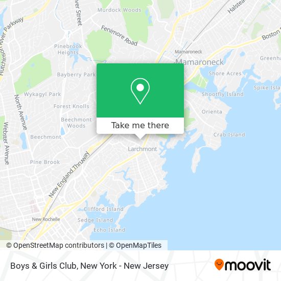 Mapa de Boys & Girls Club