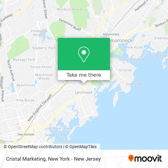 Cristal Marketing map