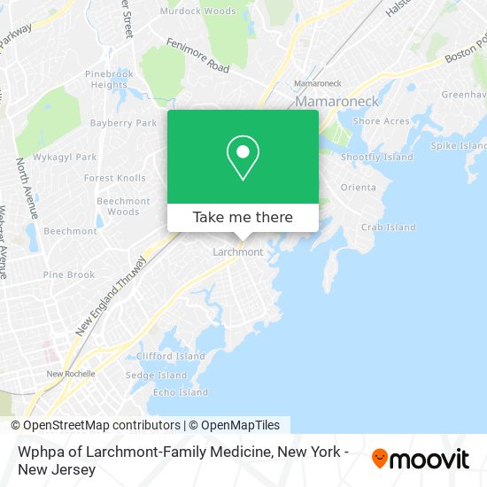 Mapa de Wphpa of Larchmont-Family Medicine