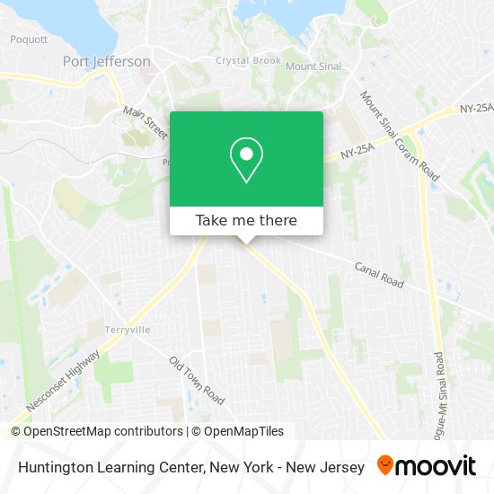 Huntington Learning Center map