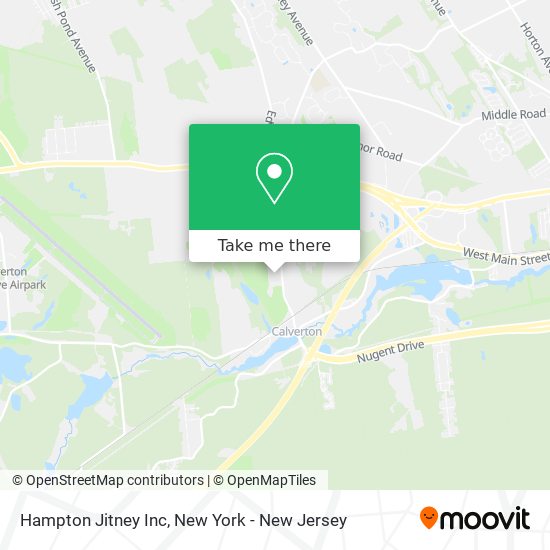 Hampton Jitney Inc map