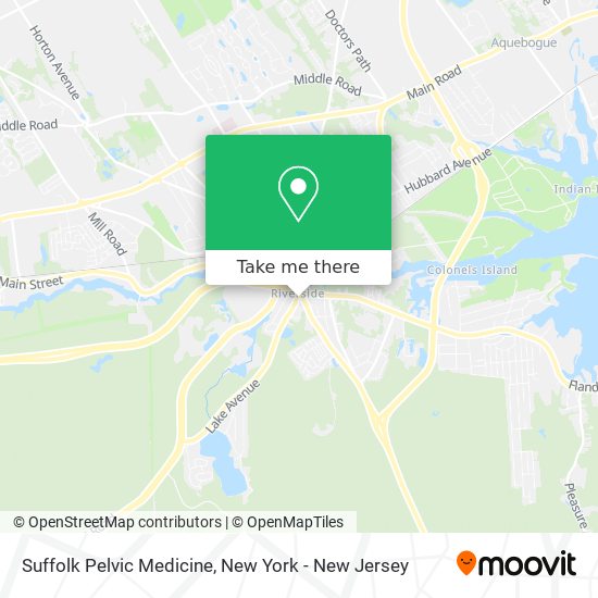 Suffolk Pelvic Medicine map